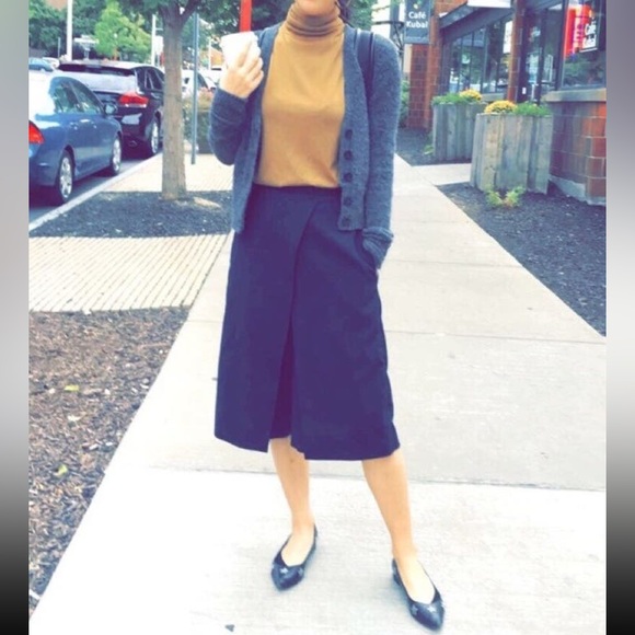 Tibi Black City Stretch Culotte Size: M | US 8 - Picture 9 of 13